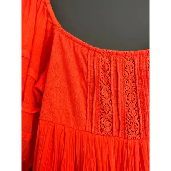 Free People Let's Be Friends Midi Dress